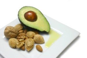 coconut, olives, avocado